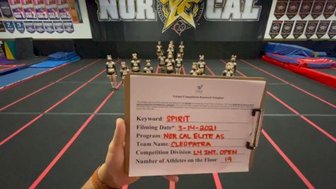 Nor Cal Elite All Stars - Cleopatra [L4 International Open] 2021 PacWest Virtual Championship