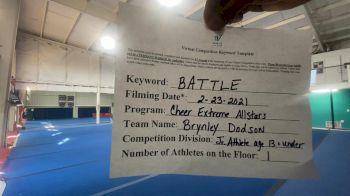 Cheer Extreme - Brynley_Dodson - Finals [Junior Athlete] 2021 Battle In The Arena