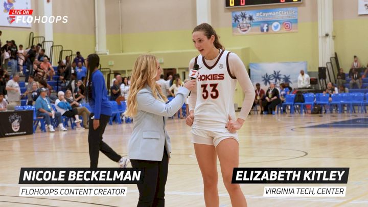 Elizabeth Kitley, Center For Virginia Tech, Had 31 Points Tonight Against Kansas University