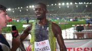 Nathaniel Ezekiel Won In The Rain For The First Time At 2025 Diamond League Lausanne