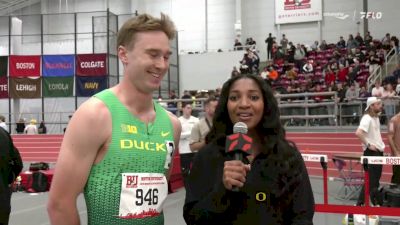 Matthew Erickson Post-Race Interview -- BU Valentine