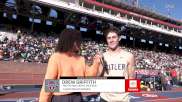 Drew Griffith Discusses His Win in the Boys Mile at the 2024 Penn Relays