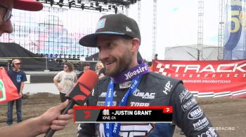 Justin Grant Reacts After Sweeping Entire Day At Springfield Mile