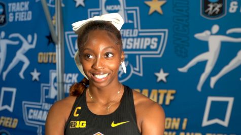 Samirah Moody After Winning the 4x100m and 100m NCAA Championships