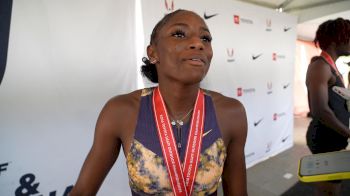 Melissa Jefferson-Wooden Defends 200m Title, Runs Season Best | Post-Race Interview 2026 USATF