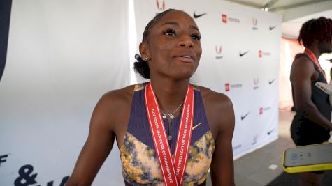 Melissa Jefferson-Wooden Defends 200m Title, Runs Season Best | Post-Race Interview 2026 USATF