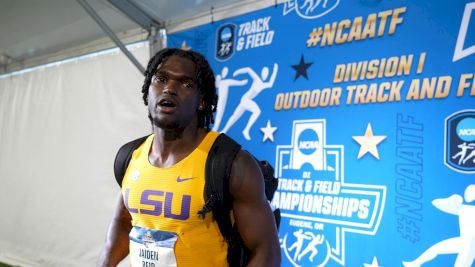 No. 1 Seed Jaidin Reid Runs 20.05 In 200m, Discusses Goals At The 2026 NCAA Outdoor Championships