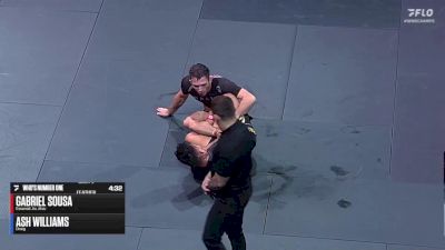 Gabriel Sousa Kneebars Ash Williams in the 145-lb. Bracket