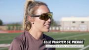 Elle Purrier St. Pierre Post Workout Interview