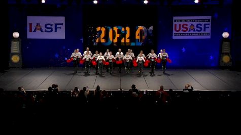 Red Hot Flames - Red Hot Flames (ENG) [2024 Open Premier Pom Semis] 2024 The Dance Worlds