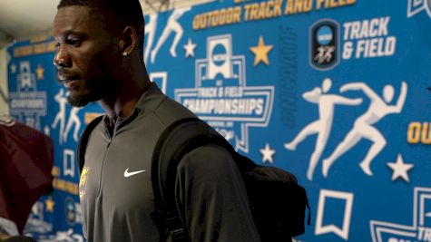 Nathaniel Ezekiel After Running NCAA No.3 All-Time in the 400m Hurdles