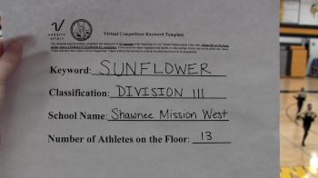 Shawnee Mission West High School [Division III Dance] 2020 KSHSAA Game Day Spirit Virtual Showcase