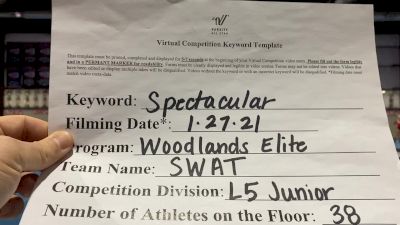 Woodlands Elite OR - Woodlands Elite - OR - SWAT [L5 Junior Coed] 2021 ATC International Virtual Championship