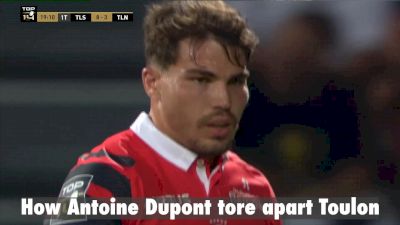 Antoine Dupont's Spectacular Performance Crushes Toulon | 2022 TOP 14 Rugby