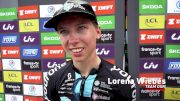 Lorena Wiebes Felt The Run-In To The Finish Was Chaotic Today But Felt Strong On Sprint