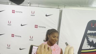 Gabby Thomas Battles Back to Make World Team in the 200m