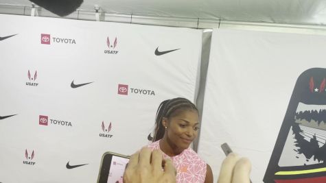 Gabby Thomas Battles Back to Make World Team in the 200m