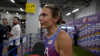 Sage Hurta Klecker post race interview