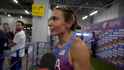 Sage Hurta Klecker post race interview