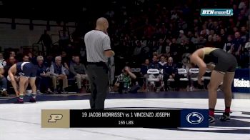 165 m, Vincenzo Joseph, PSU vs Jacob Morrissey, Purdue