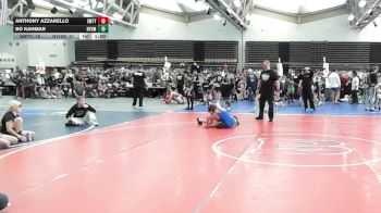 97 lbs Rr Rnd 5 - Anthony Azzarello, Smitty's Barn Black - ESC vs Bo Kahmar, Hammers- ESC