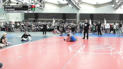 97 lbs Rr Rnd 5 - Anthony Azzarello, Smitty's Barn Black - ESC vs Bo Kahmar, Hammers- ESC