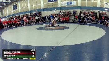 126 lbs Champ Round 1 (16 Team) - Sean Harris, New Haven vs Landon Stranger, New Palestine