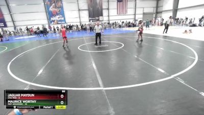 88 lbs Rd# 4- 2:00pm Friday Final Pool - Maurice Worthy, Mat Assassins vs Jaguar Maydun, Cali Red