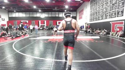 165 lbs Round 3 (12 Team) - Aaron Cruces, American Falls vs Isaias Nelson, South Freemont