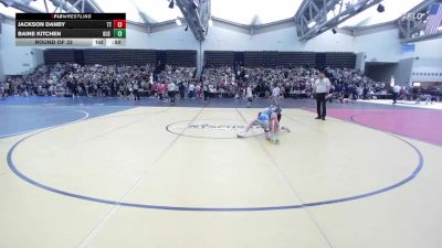 87-J lbs Round Of 32 - Jackson Danby, Team Tugman vs Baine Kitchen, Old Bridge Wrestling Club