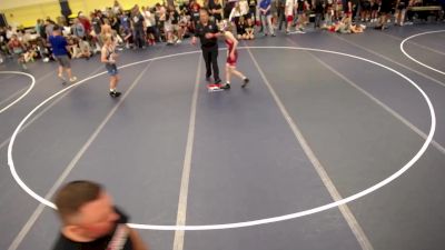 100 lbs Champ. Round 4 - Miles Aase, Owatonna Wrestling Assoc. vs Carter Strauss, No Nonsense Wrestling