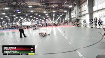 76 lbs Rd# 2 10:30am Friday - Caden Bowling, Oklahoma Outlaws Red vs Geno Carpino, PA White
