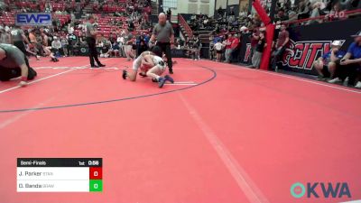 70 lbs Semifinal - Jackson Parker, Standfast OKC vs Otto Banda, Brawlers