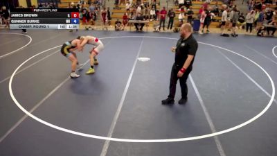 144 lbs Champ. Round 1 - James Brown, IL vs Gunner Burke, MN