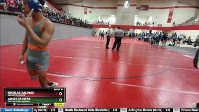 138 lbs Round 1 - Nikolas Salinas, Arlington Bowie vs James Hunter, San Antonio Johnson