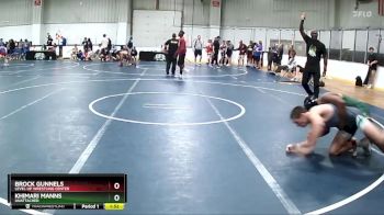 135 lbs Cons. Round 4 - Khimari Manns, Unattached vs Brock Gunnels, Level Up Wrestling Center