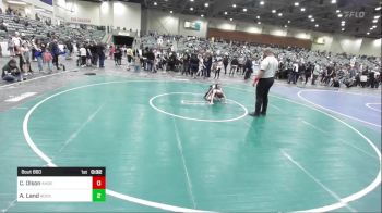 73 lbs Consi Of 8 #2 - Caleb Olson, Anderson Attack WC vs Austin Land, Rocklin Rampage