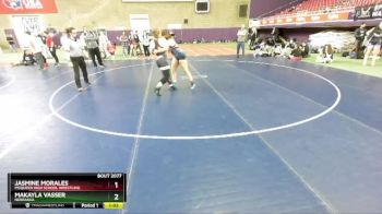 170 lbs Quarterfinal - Jasmine Morales, McQueen High School Wrestling vs Makayla Vasser, Nebraska