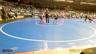 75 lbs Consi Of 8 #2 - Isaac Glover, Brushy Wrestling Club vs Madden Anderssen, Bentonville Wrestling Club