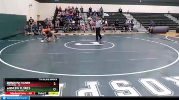 160 lbs Placement Matches (16 Team) - Donovan Henry, Rockwall vs Andrew Flores, El Paso Eastwood