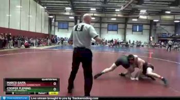 174 lbs Quarterfinal - Marco Gaita, Wesleyan University (Connecticut) vs Cooper Fleming, Castleton University