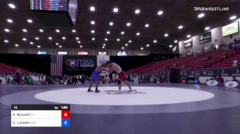 78 lbs Consolation - Ashton Buswell, California vs Donald Lockett, Mad Cow Wrestling Club