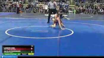 106 lbs Semifinal - Nicolas Enzminger, Bismarck Legacy vs Landon Zink, West Fargo Sheyenne
