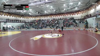 120 lbs Champ. Round 1 - Corey Gonzales, Natrona County vs Kimball Parry, Star Valley