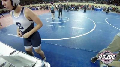 120 lbs Round Of 16 - Macie Blossom, Shawnee Takedown Club vs Kailin Sebert, Best Trained Wrestling