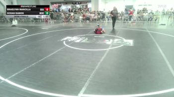 64 lbs Semifinal - Braelynn Mancilla, Ravage WC vs Ocean Ramos, Monster Garage