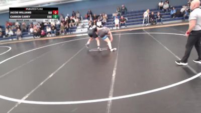 165 lbs Champ. Round 2 - Cannon Carey, Concordia (Neb.) vs Jacob Williams, Northern State