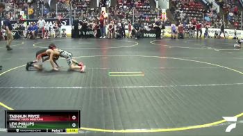 63 lbs Cons. Round 2 - Tashaun Pryce, Kingsley Youth Wrestling vs Levi Phillips, Titan Pipeline