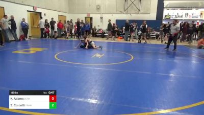 80 lbs Round Of 16 - Kaiden Adams, Scrapyard vs Silas Corcetti, Franklin Regional