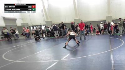 100 lbs Champ. Round 1 - Gavin Martinez, Bear Lake Wrestling Club vs Dax Smoot, Bear River Wrestling Club